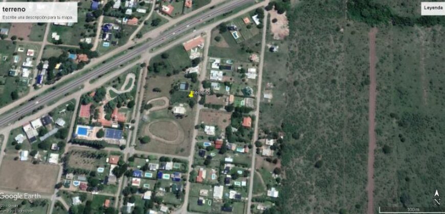 COD. 561. – EN VENTA! HERMOSO TERRENO DE 800 M2.  A 50 METROS DE RUTA 38, EN VILLA PARQUE SIQUIMAN – CBA.